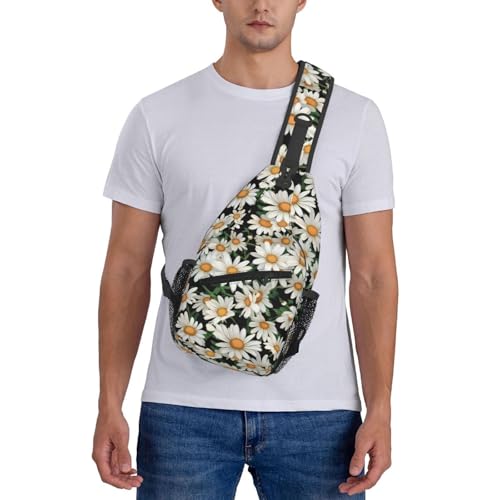 Bolso bandolera con estampado floral para viaje y senderismo miniatura 7