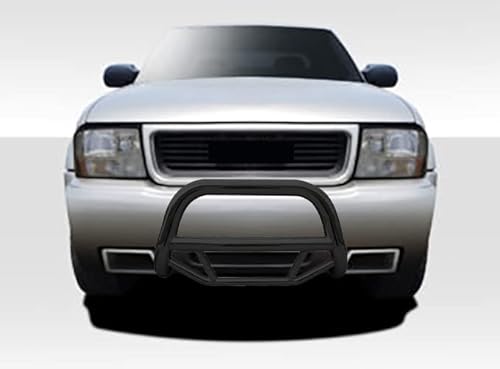 Black Horse Max Bull Bar No Skid Plate Black Compatible With 98-04-Chevrolet Blazer/98-04-Chevrolet S10/98-02-Gmc S15/98-04-Gmc Sonoma/98-00-Isuzu Hombre/98-01-Oldsmobile Bravada-Mbb-Gmb1701 #TOP2