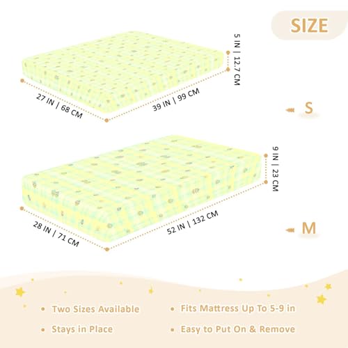 Drap de lit en coton œufs de Pâques pour une chambre d'enfant douce et printanière