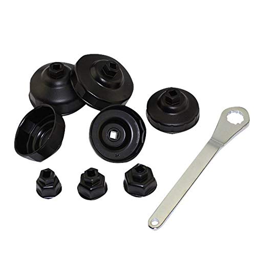 Lot de 9 clés à filtre à pour moteur
