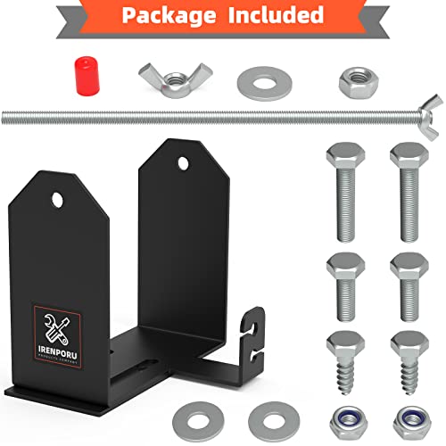 Irenporu Adjustable Width (4.65"-9.54") Weed Wacker Trimmer Line Holder,Line Spool Rack,Supports 3 & 5 Pound Spools,With Mounting Hardware,For Landscape Trailer Organization Accessories #TOP2