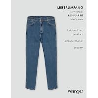 Wrangler Herren Durables Regular Fit Jeans, Stonewash, 32W / 32L – Ansicht 8