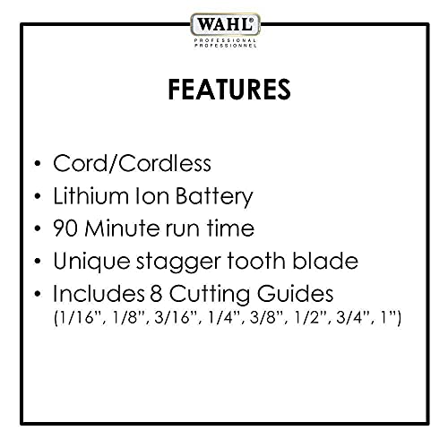Wahl Professional - 5-Star Magic Clip Cord/Cordless Hair Clipper #8148 - Includes Weighted Cordless Clipper Charging Stand #3801-100 - For Professional Barbers And Stylists #TOP5