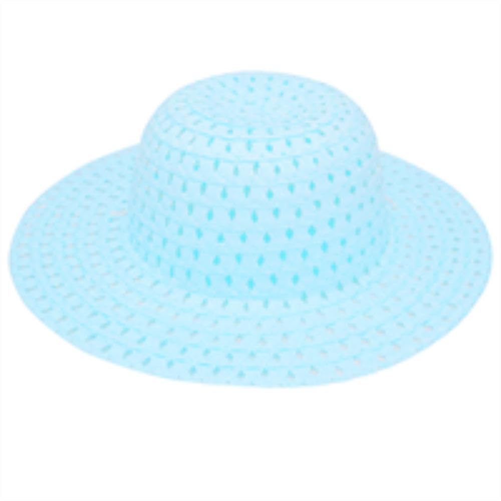 SRV Hub Woven Bonnet Hat in Blue Colour
