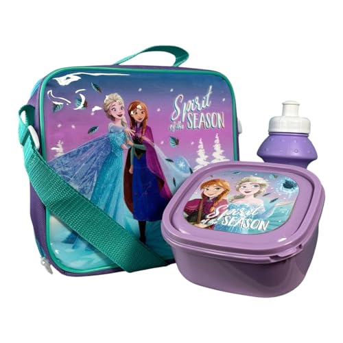 Frozen 'Spirit of The Season' Lunch Bag Set with Sandwich Box and Bottle