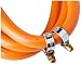 Homelux 300060 Manguera Gas Butano con Abrazaderas, 1.5 m