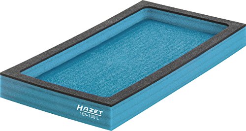 HAZET 163-130L 2-Komponenten-Weichschaumeinlage leer | Safety-Insert-System – alle Werkzeuge rüttelfest eingebettet | Made in Germany