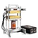 12 Ton Hydraulic Heat Press Machine - 4x7 Inch Anodized Dual Heated Platens - Including 12-Ton Cylinder Ram - Hand Pump Sold Separately