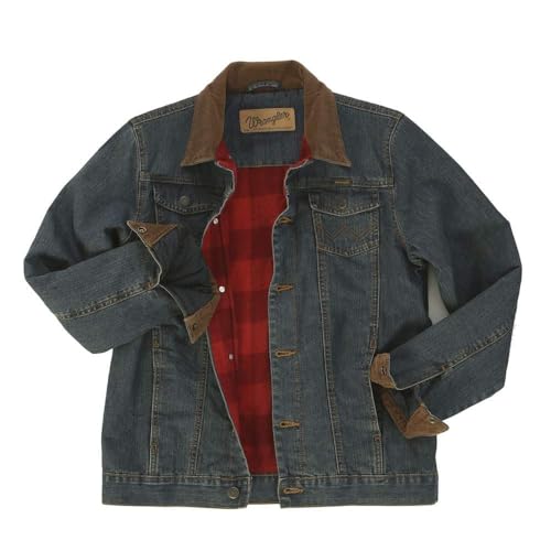 Image of Wrangler Western Lined Jacket, Blanket Indigo, Small