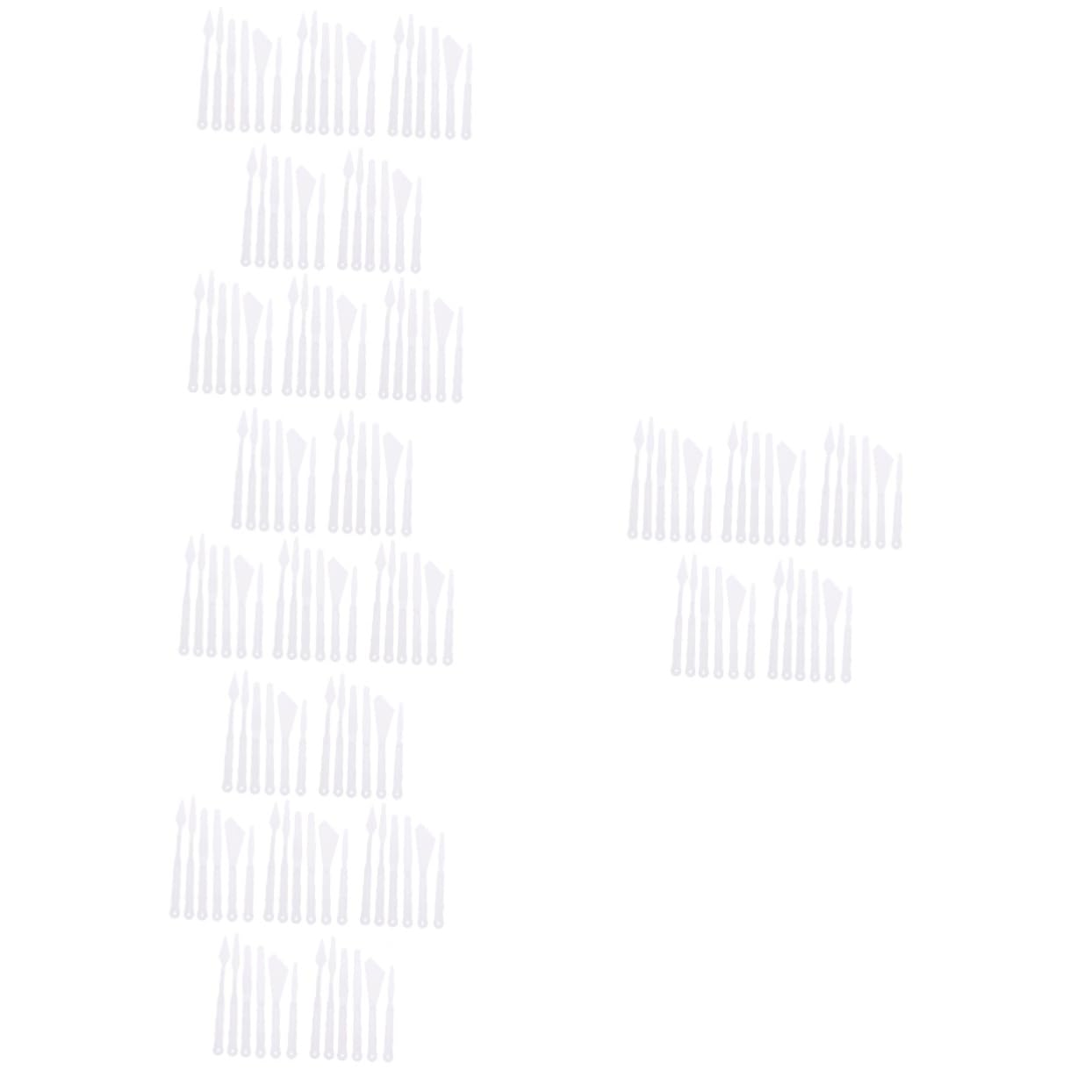 Gadpiparty 5 Set Spatole Per Pittura Ad Olio Con Lungo Raschietti Resistente Per Miscelazione Colori Palette Portatile Per Impugnatura Ergonomica E Durevole 30 Pezzi*5