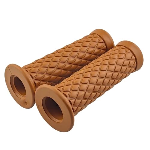 Poignée de guidon moto 22mm 24mm en caoutchouc universel noir