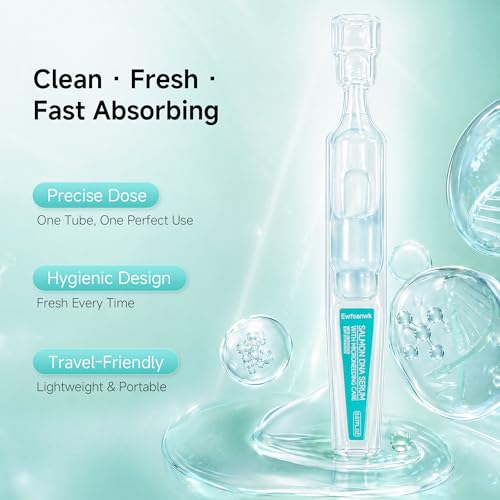 YUOJUNES Stem Cell & Salmon DNA PDRN Serum,Microneedling Aftercare Anti-Aging Face Serum with Peptides & Hyaluronic Acid,Korean Skincare Formula(2mL×30Vials)