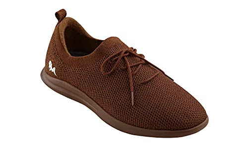 Image of Neeman's ReLive Knit Casual Sneakers for Men, Boys (Copper Brown, Numeric 5)