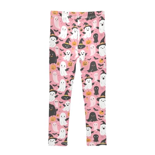 Girls Leggings Halloween Ghosts Bat Pumpkin Soft Toddler Leggings for Girls Kids Pants Size 4T-10T2