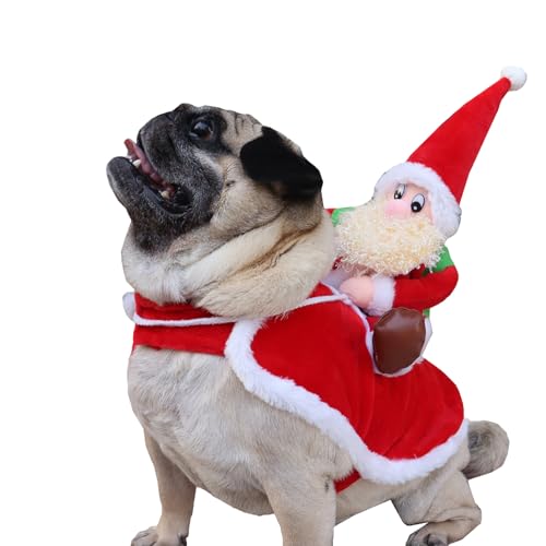Disfraz Santa Claus para Perro Talla L