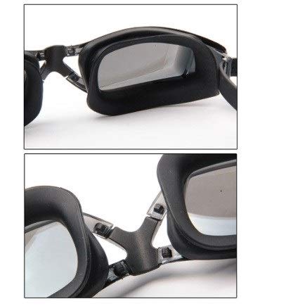 Occhialini da Nuoto, Occhialini da Nuoto Regolabili, Occhiali da Nuoto con Protezione Antiappannamento per Unisex Adulto Uomini Donne Giovani Bambini Bambino (Color : A) (A)