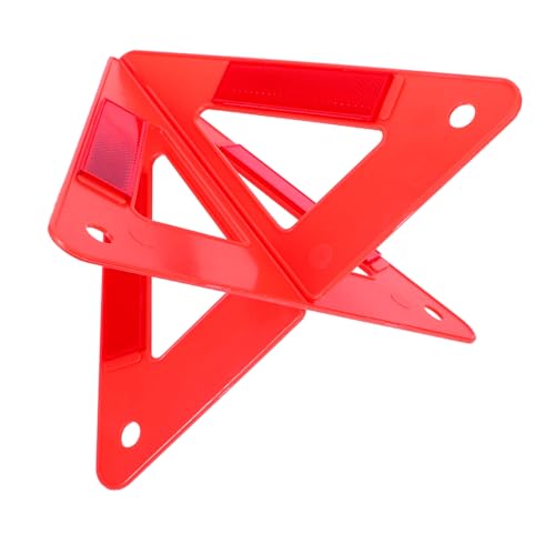 Triángulo Reflector de Emergencia para Carro Rojo