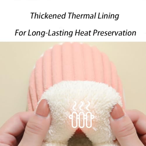 Fluffy Slippers for Women, Cloud Slippers Pillow Warm Fuzzy House Slippers, Thick Sole Anti-Skid Cozy Plush Booties4