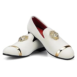 JITAI Men’s Penny Slip-On Leather Lined Loafer Luxury Men Shoes