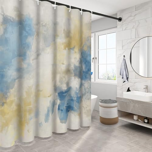 Rideau de douche 180x180cm idéal pour rafraîchir le style d'une salle de bains - 4
