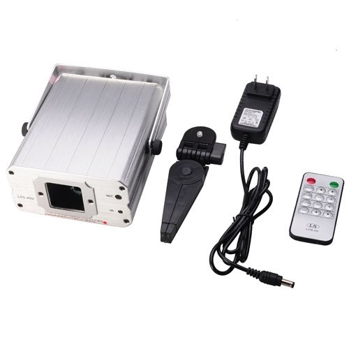 LSSA02 Mini Geometric Patterns Laser Stage Lighting Projector Silver