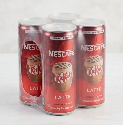 Nescafé KitKat Latte Canned Coffee, Limited Edition, BY FEBORA, Pack of 4 X 220ML-picture-32