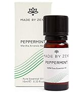 MADE BY ZEN Peppermint Essential Oil | 100% Pure Essential Oil for Diffusers | Perfect for at Hom...