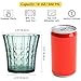 AVLA 12 Pack Plastic Water Tumblers, 10 OZ Unbreakable Acrylic Drinking Glasses, Transparent Reusable Juice Wine Cup, BPA-free Small Stackable Kids Drinkware for Home, Picnic, Party, Dishwasher Safe