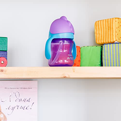Philips AVENT SCF796/02 Strohhalmbecher, Silikon, violett 6