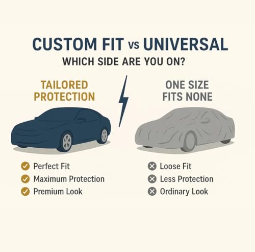 Image of ARCUATE Triple Layer Custom fit Car Body Cover for Mercedes Benz A Class Limousine |Top Layer Dustrproof | Middle Layer Waterproof | Bottom Layer Scratch Protection | Outdoor Indoor Fabric