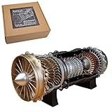 Jetlet 1/20 WS-15 Turbofan Engine Model DIY Assembly Kit - Build Your Own Working Fighter Engine Simulation