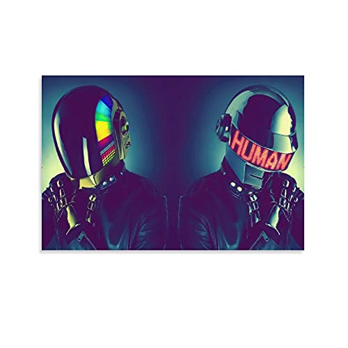 Daft Punk Helmet Poster Print Canvas Wall Art Party Decoration Gifts Unframe-style36 20Ã—30inch(50Ã—75cm)
