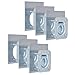 Produktbild Galapara 6X Zurrösen Zurrmulden, Zurrhaken 2000 kg Verzinkter Stahl Ladungssicherung für Pkw Anhänger und Boote, Silbern 12,5 x 11,5 x 2,8 cm