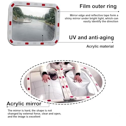 Miroir d'allée pour angle mort pour optimiser la visibilité de votre garage - 5
