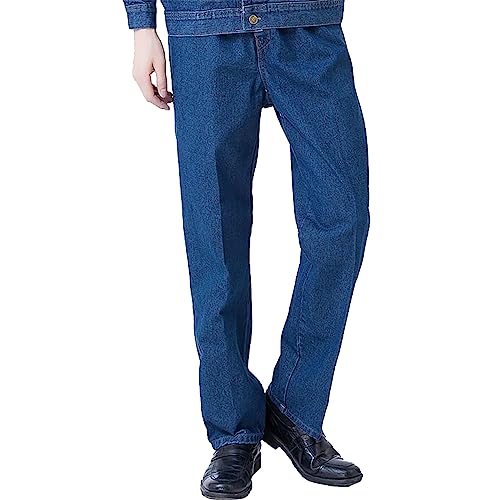 Jean sportif bleu classique à double poche style regular homme