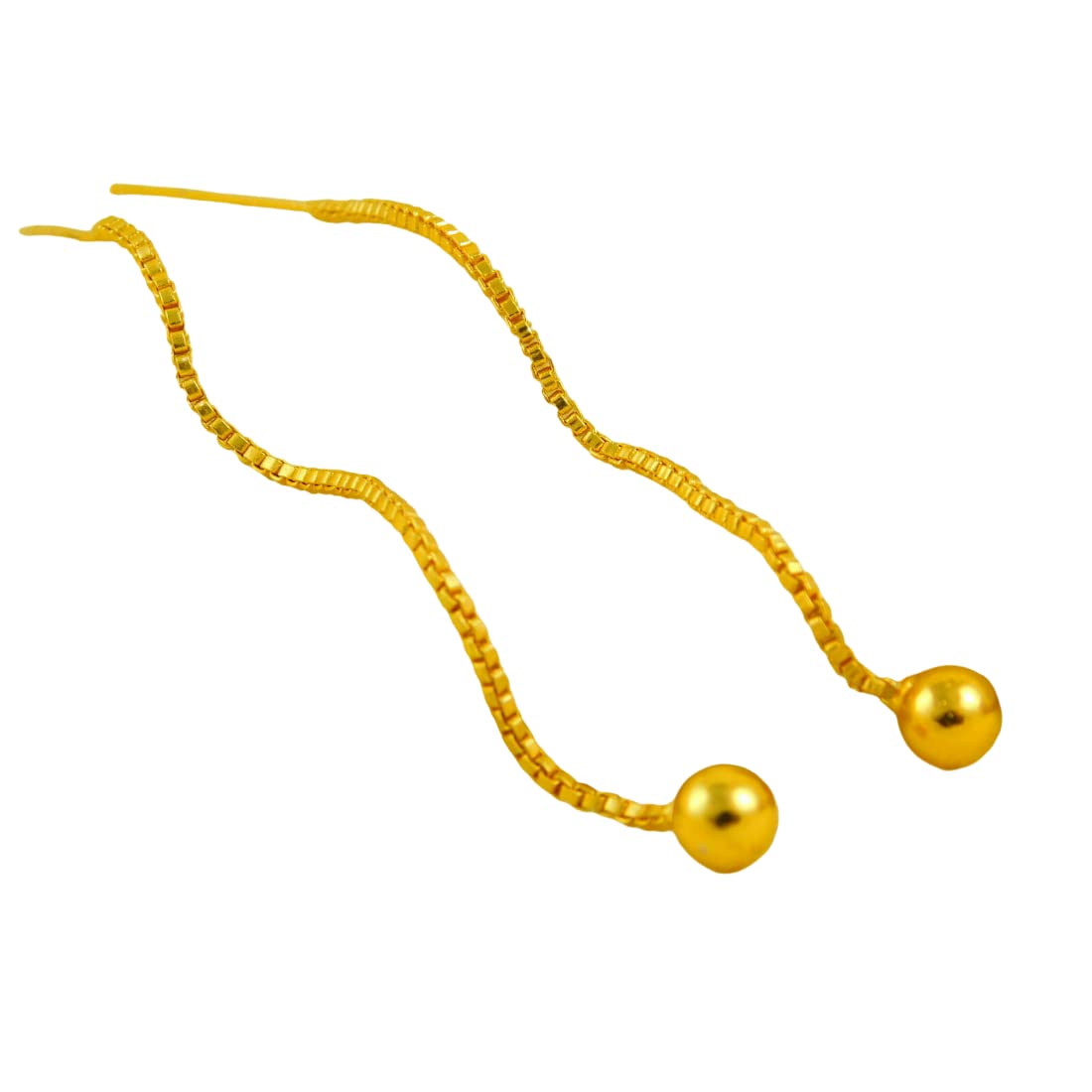 Happy Stoning Gold Plated Designer Needle Sui Dhagga Earrings (Golden) For womens (B09YNPYFXY) Amazon Price History, Amazon Price Tracker