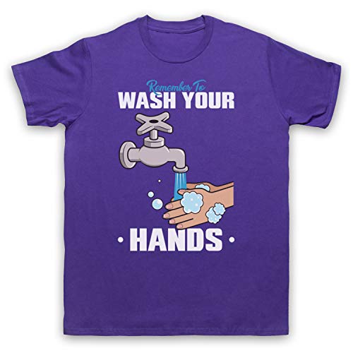 T-Shirt des Hommes Violet XL Coupe Ample Style Décontracté