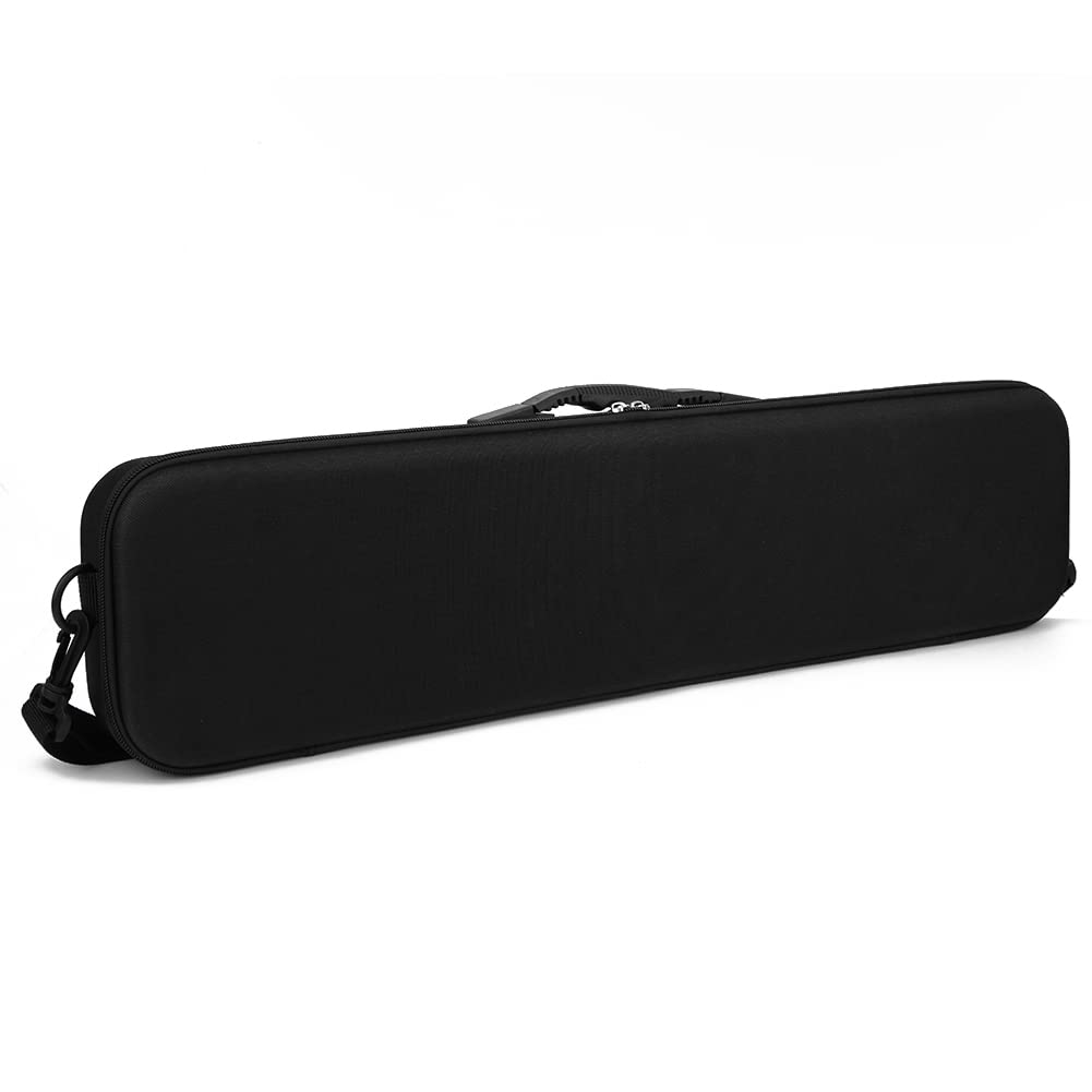 Bolsa de Pesca Portátil Material EVA Duradero a Prueba de Golpes para Cañas de Pescar y Almacenamiento de Aparejos 24,6 X 6,5 X 2,8 Pulgadas (con Correa para el Hombro)