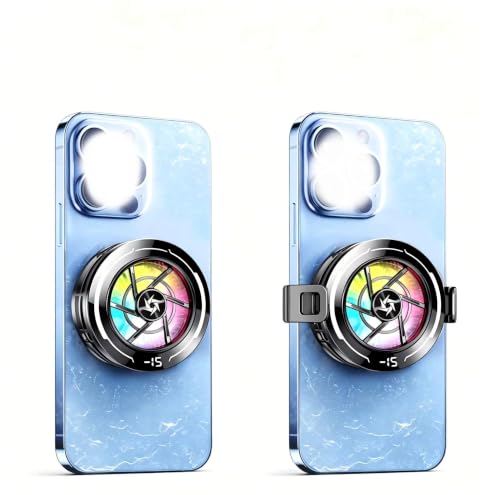 Image of Cubonic SL70 12W Magnetic Cell Phone Cooler, RGB Phone Cooling Fan Portable, LED Display Lightweight, 3 Gear Speed(Ai, P1, P2), Phone Radiator with Larger Cooling Area for Phone /Tablet /IPad (Black)