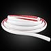 NeatiEase Flexible Quarter Round Molding Self Adhesive, Peel and Stick Waterproof Molding Trim Caulk Strip for Wall Edge Corner, Cabinet Edge, Ceilings Edge, Countertops (White, 16.4 Feet)