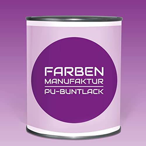 Polyment GmbH Buntlack PU verstärkt Renovierfarbe Premium Acryl Lack RAL seidenglänzend dgl. (5 Liter, RAL 7024 Graphitgrau)