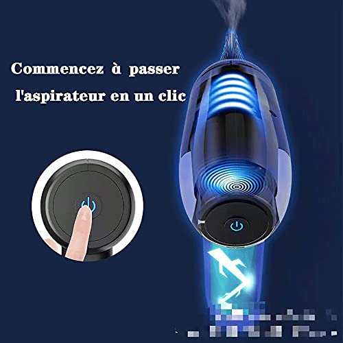 LXQGR Draadloze Auto Stofzuiger Handheld Stofzuiger Cordless Fast Charging Technology Filter 9000PS Sterke kracht… - Image 6