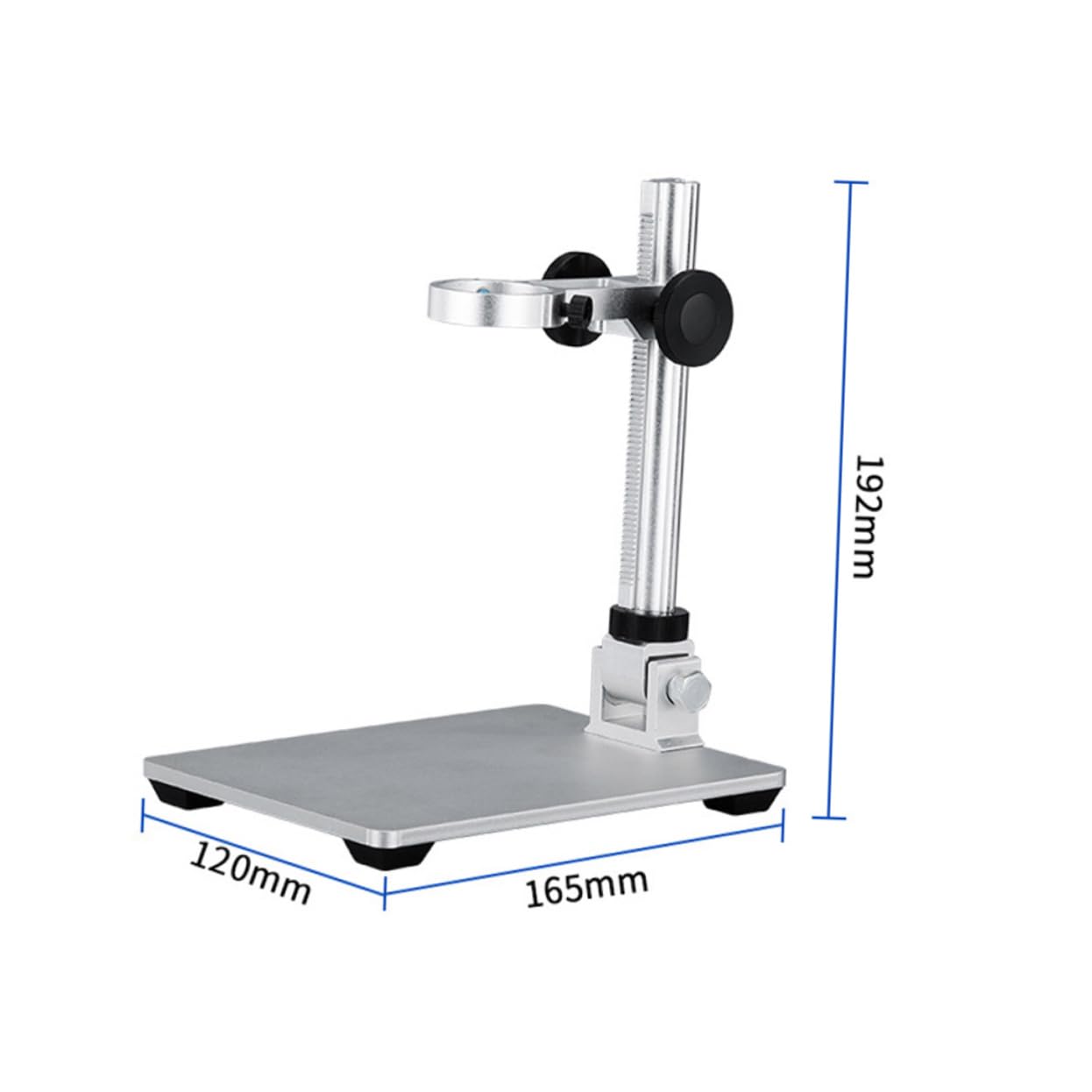 USB Mikroskop 12mp mit 9-Zoll LCD, 1-1600-fach, Schwarz | Kunststoff und Metall, Anschluss per Usb, 8-fache Optik, für Münzen, Schmuckprüfung