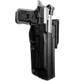 OWB Quick Release IDPA Holster fits Beretta 92X Performance (Right-Hand Draw, Black)