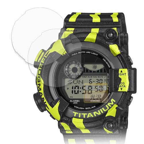 FILMEXT �t�B���� CASIO G-SHOCK FROGMAN GW-8200TPF-1JR (2���Z�b�g) �p �ی�t�B���� �܂�œ\���ĂȂ����̂悤�ɔ����� ������ ���{��