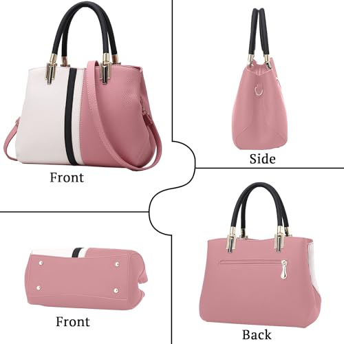 Image of SYGA Women'S Crossbody Bag, Top Zip Closure And Adjustable Shoulder Strap Pu Leather Handbag