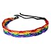 Gay Rainbow Sisters Bracelet Macrame Curves