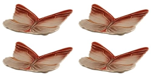 Bordallo Pinheiro Cloudy Butterflies By Cláudia Schiffer Bread & Butter Plate Set/4, small