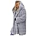 Lulupi Cappotto in Pelliccia Sintetica Donna Morbido Giacca Felpa con Cappuccio Trench Taglie Forti Giubbotto in Peluche Tinta Unita Caldo Invernale Coat Outerwear