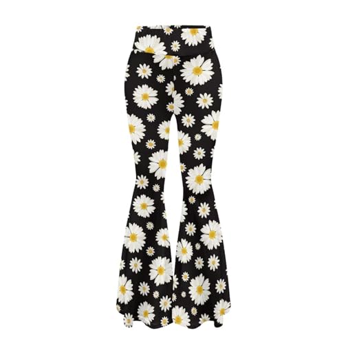 TODIYADDU Women's Yoga Pants Flared Leggings for Women Comfy Buttery Soft V Crossover High Waisted Butt Lifting Bootcut Pants